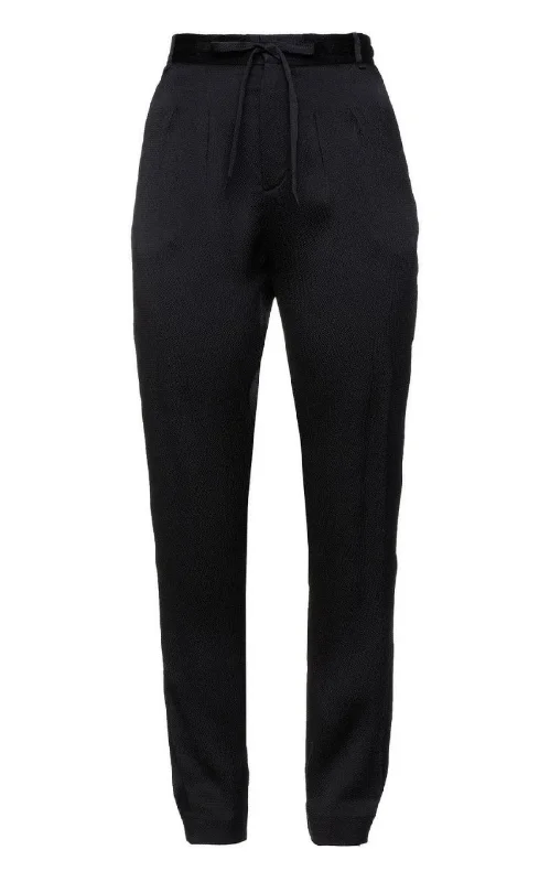 Best Seller Best Seller Pleated Silk Pants