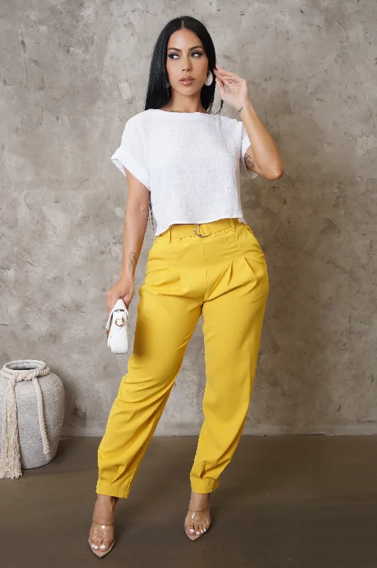 Flash Sale Flash Sale New Addition Pants - Yellow