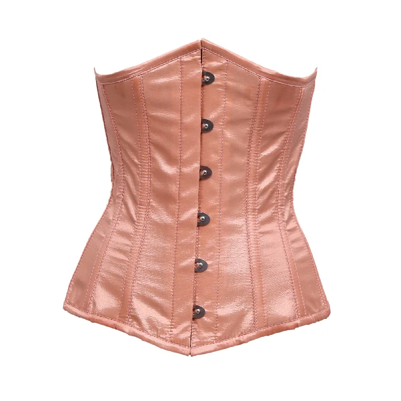 Alves Peach Taffeta Underbust Corset