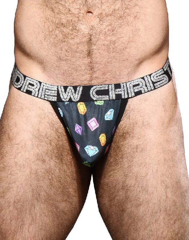 Andrew Christian Gem Lattice Thong w/ Almost Naked 92271