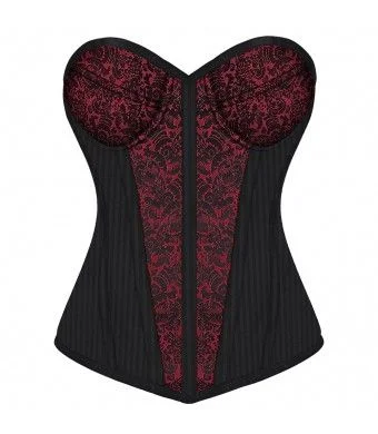 Anselma Gothic Overbust Fashion Corset With Cups