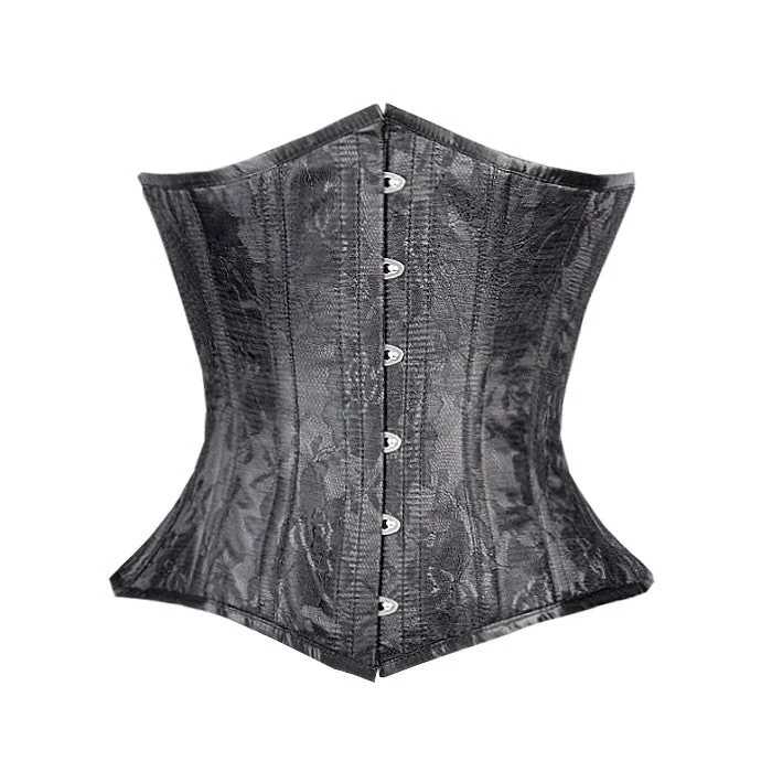 Antoine Black Net Overlay Underbust Corset