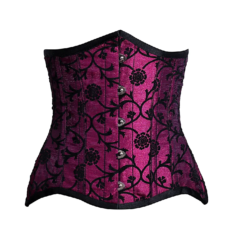 Asens Magenta Underbust Curvy Corset