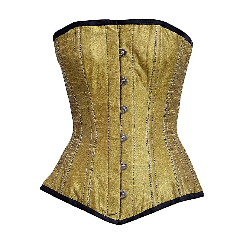 Debruyn Golden dupion Overbust Corset