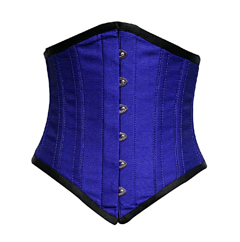 Downey Sexy Underbust Blue dupion Corset