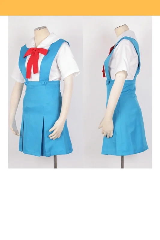 Neon Genesis Evangelion Rei School Uniform Cosplay Costume