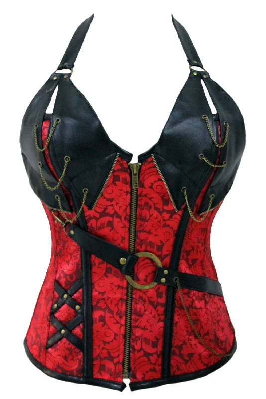 Harmision Brocade Steel Boned Steampunk Corset