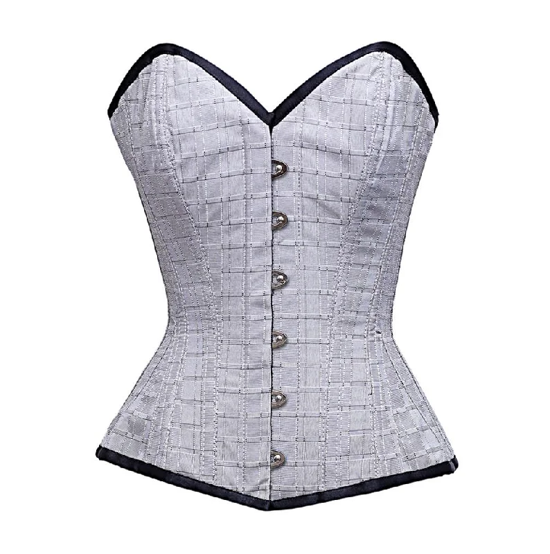 Hussey Silver dupion Overbust Corset