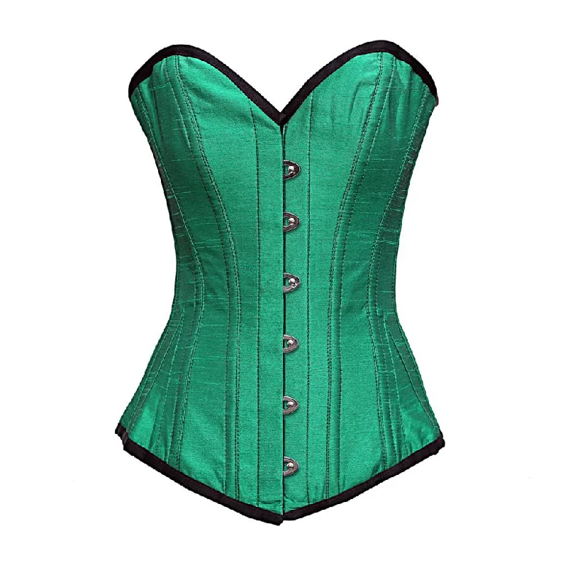 Jennings Green dupion Longline Corset