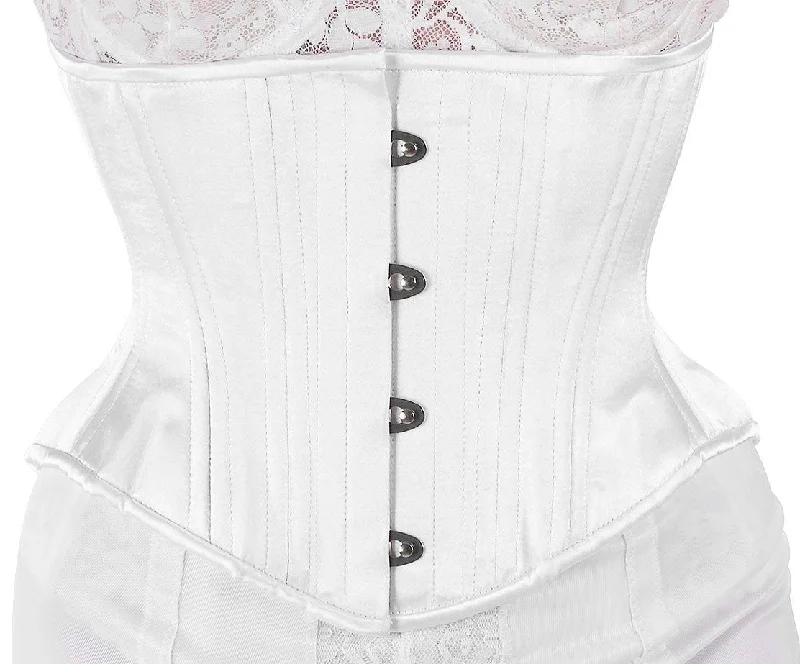 Mason White Sexy Underbust Waist Training Corset