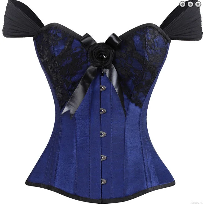 Niamh Satin Burlesque Overbust Corset