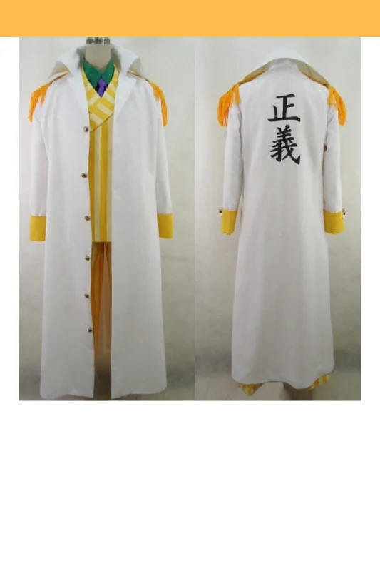 One Piece Admiral Kizaru Borsalino Cosplay Costume