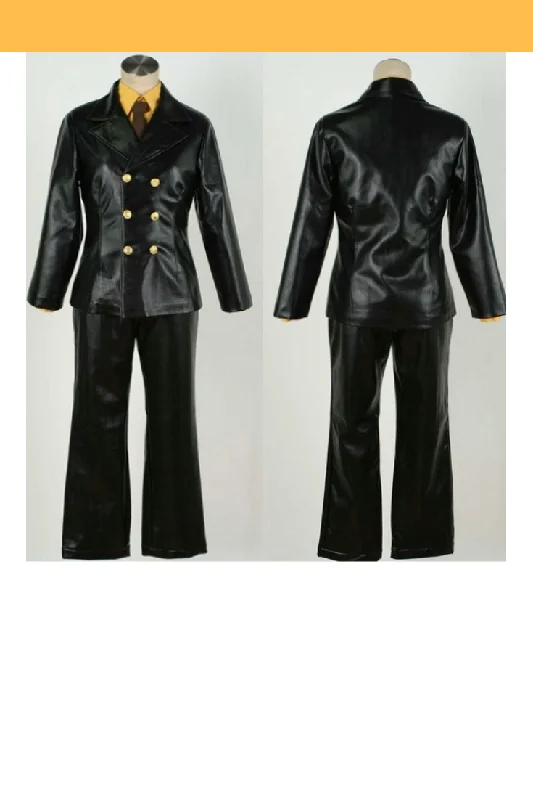 One Piece Sanji 2 Years Later PU Leather Cosplay Costume