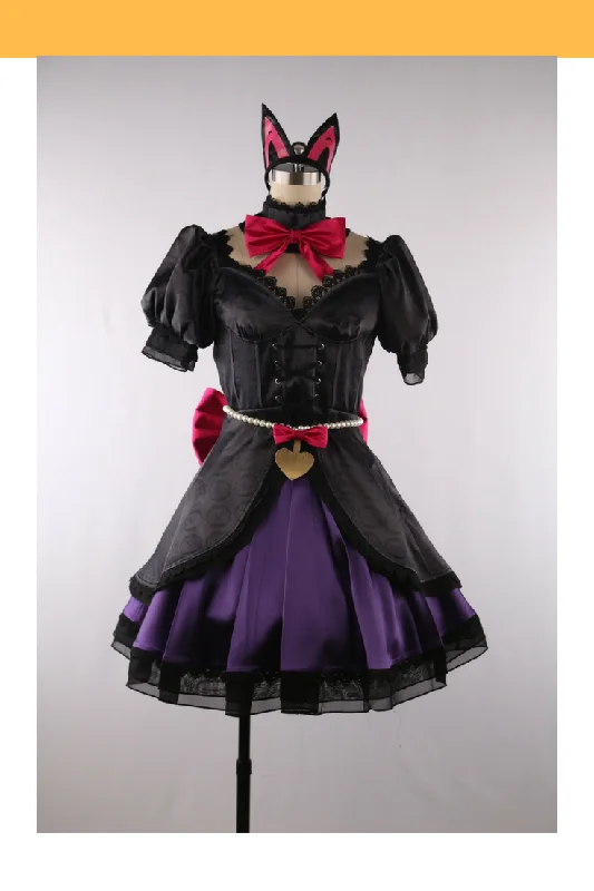 Overwatch DVA Black Cat Lolita Cosplay Costume