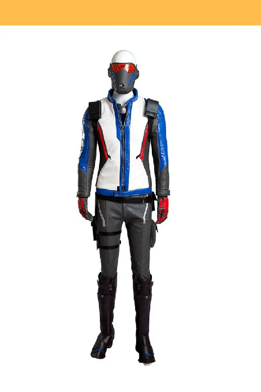 Overwatch Soldier 76 With PVC Mask Cosplay Costume