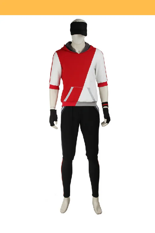 Pokemon Go Red Male Trainer Cosplay Costume