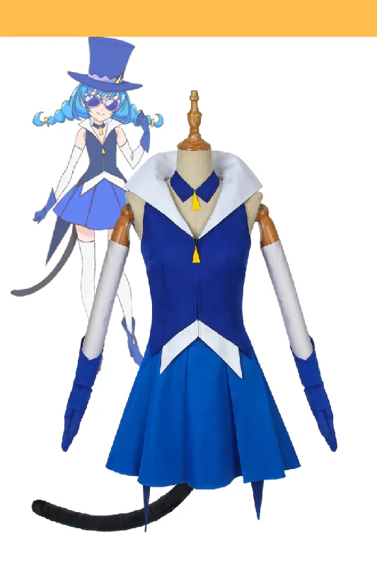 Pretty Cure Cure Cosmo Blue Cat Cosplay Costume