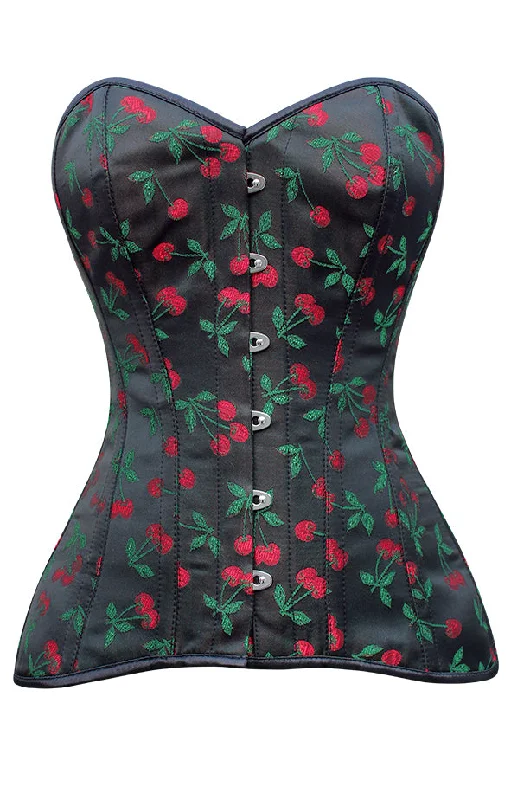 Savic Cherry Brocade Overbust Corset