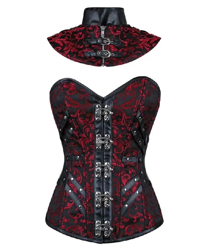 Teagan Brocade Gothic Overbust Corset