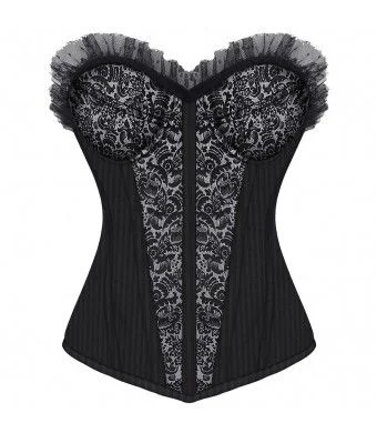 Velma Gothic Overbust Fashion Corset With Cups