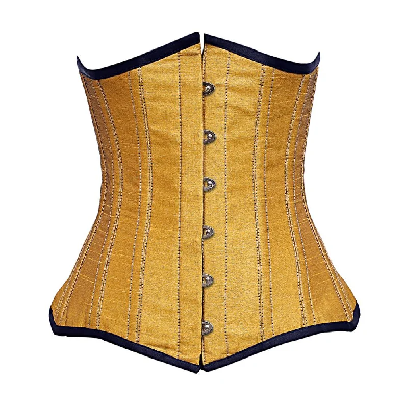 Vettori Gold dupion Underbust Corset