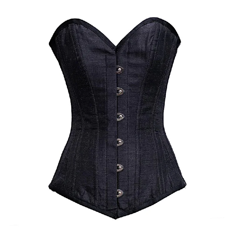 Woakes Black dupion Longline Corset