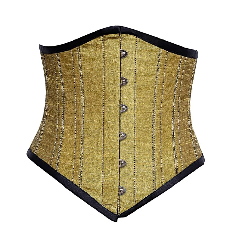 Zeden Sexy Underbust Gold dupion Corset