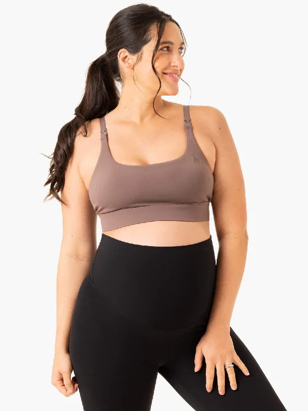 Active Bump Sports Bra - Chocolate