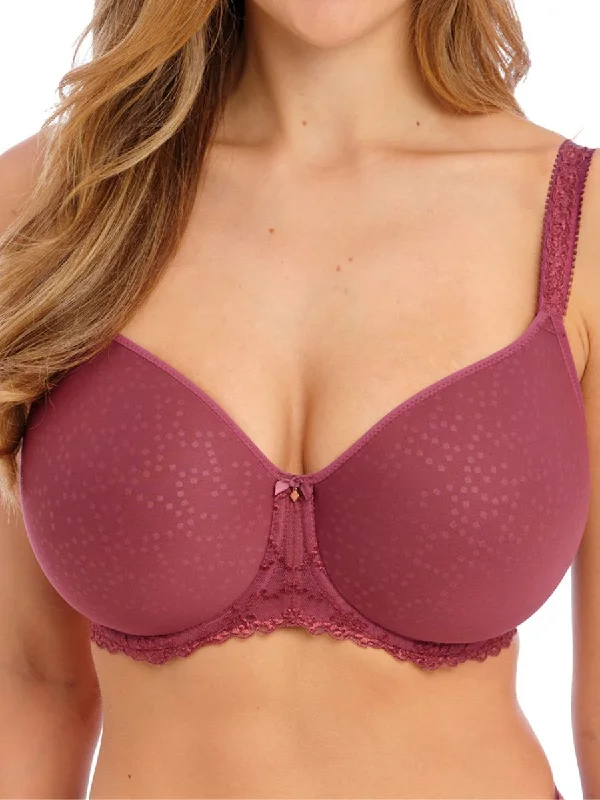 Ana Moulded Spacer Bra - Rosewood