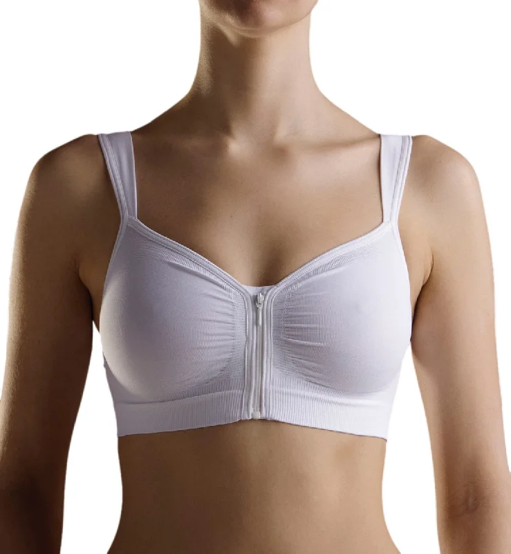 Carefix Anna Sleep/Comfort Zipper Bra (327050) - White