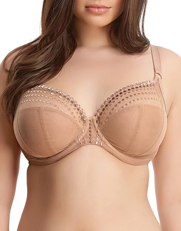 Elomi Matilda Underwire Plunge Bra Cafe Au Lait EL8900