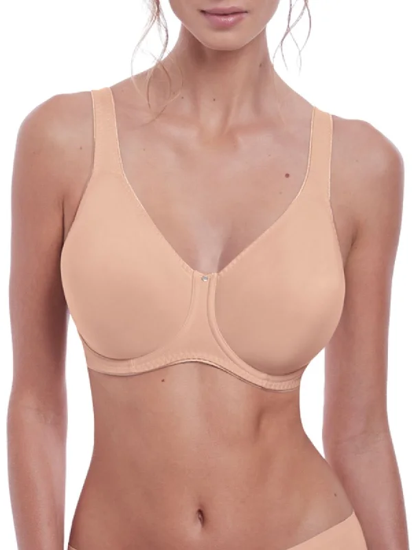 Aura Moulded Full Cup Bra - Natural Beige