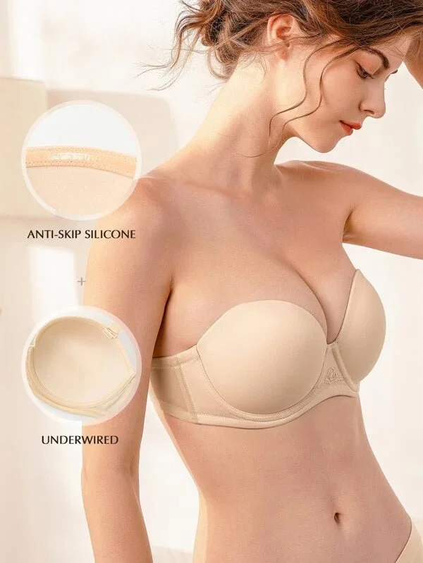 Strapless Multi-way Contour Underwire Bra Nude