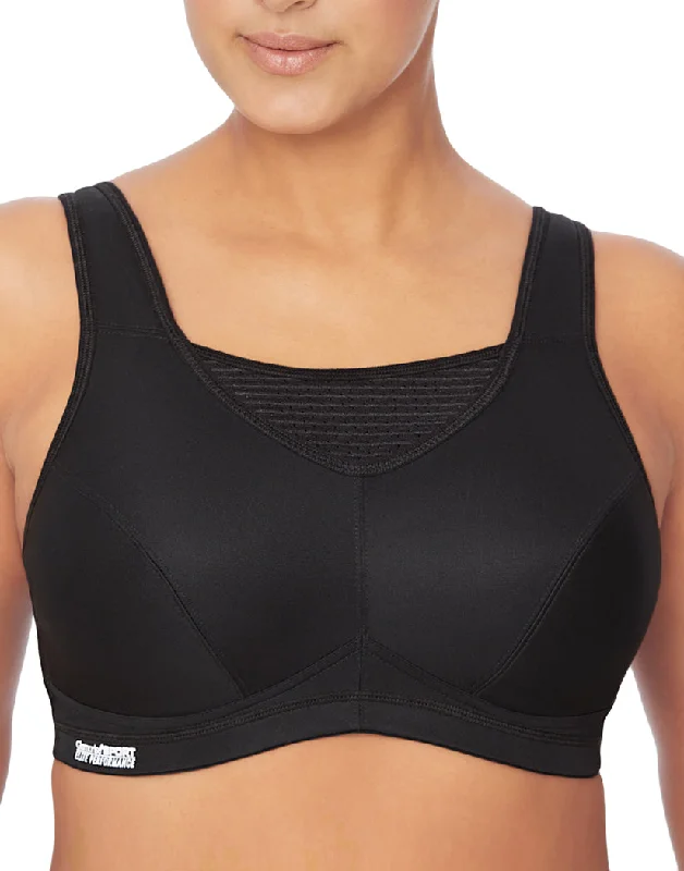 Glamorise Women's Elite Performance Cami Sports Bra Black 1067