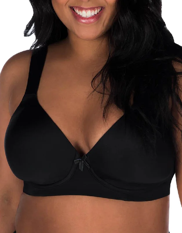 Leading Lady Brigitte Classic Underwire Padded T-Shirt Bra Black 5224