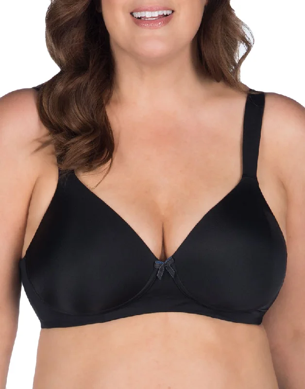 Leading Lady Brigitte Classic Wirefree Padded T-Shirt Bra Black 5225