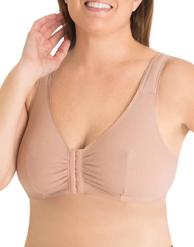 Leading Lady Meryl Front Closure Leisure Bra Warm Taupe- 110