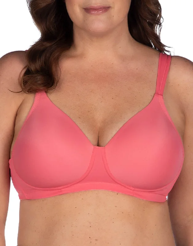 Leading Lady The Brigitte Full Bra Coverage Underwire Molded Padded Seamless 5028