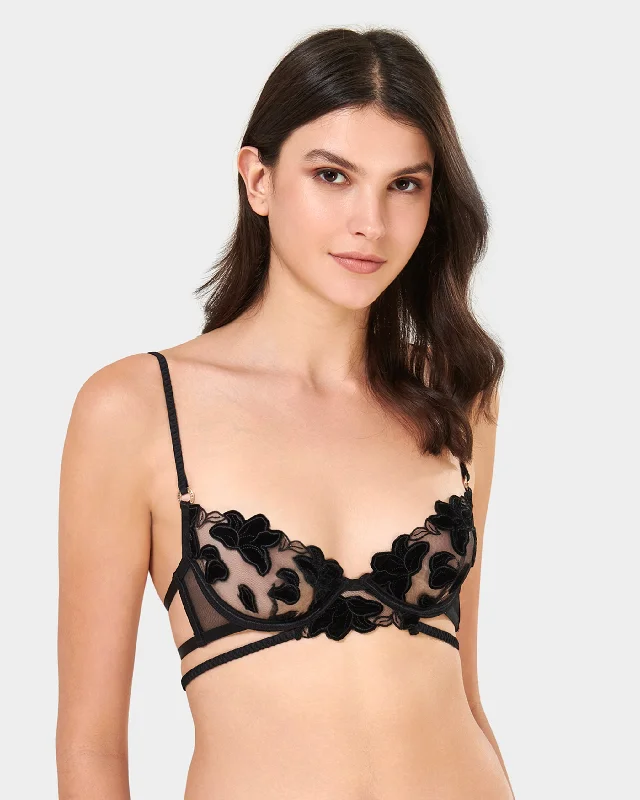 Lena Wired Bra Black