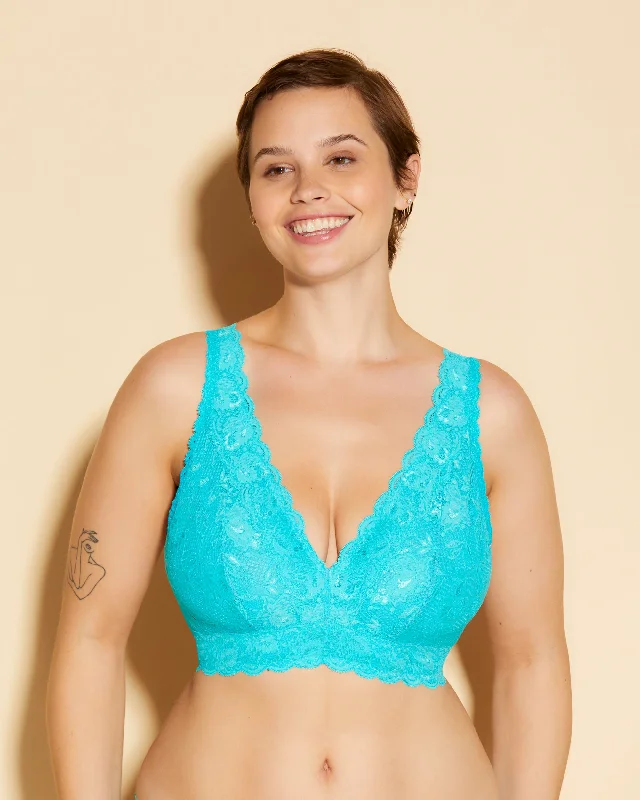 Bralette Super Curvy A Corpetto Con Scollatura A V