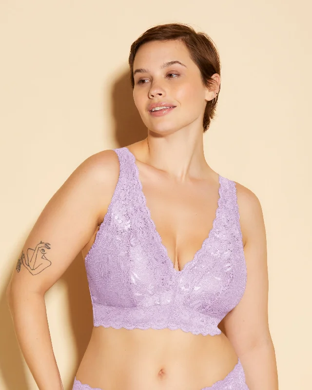 Bralette Super Curvy A Corpetto Con Scollatura A V