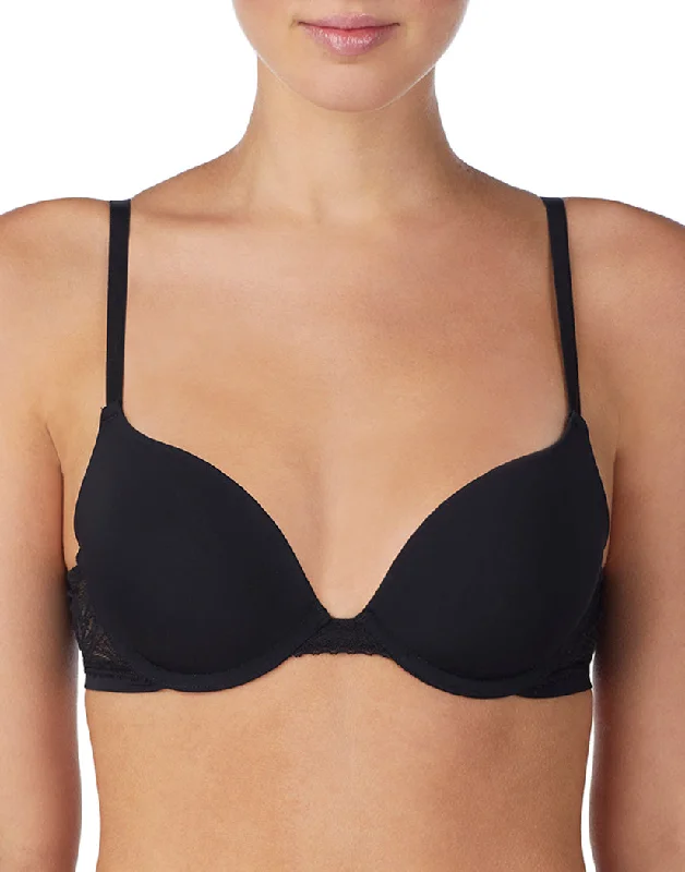 On Gossamer Sleek Micro Push Up Bra With Lace G9200