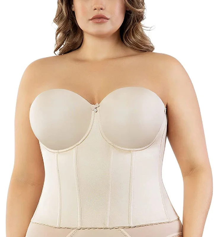 Parfait Elise Full Back Longline Smoothing Bustier (P6097) - Bare