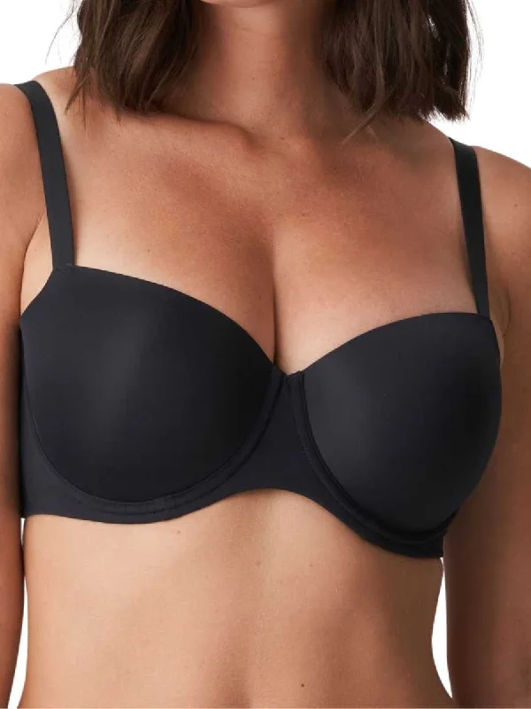 Figuras Padded Balcony Bra - Charcoal