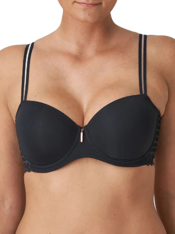 East End Padded Balcony Bra - Charcoal