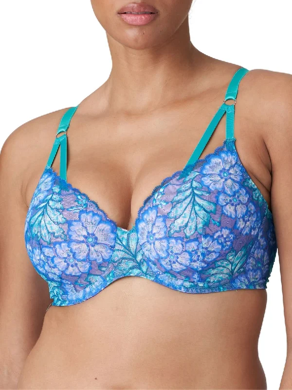 Morro Bay Heartshape Bra - Mermaid Blue