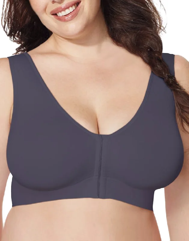 Just My Size Pure Comfort Front-Close Wirefree Bra 1274