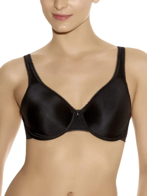 Basic Beauty Full Figure Underwire Bra - Black