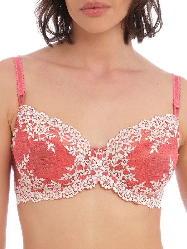 Embrace Lace Underwire Bra - Faded Rose/White Sand