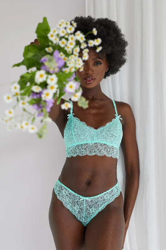 Ariana Mint Everyday Lace Bralette